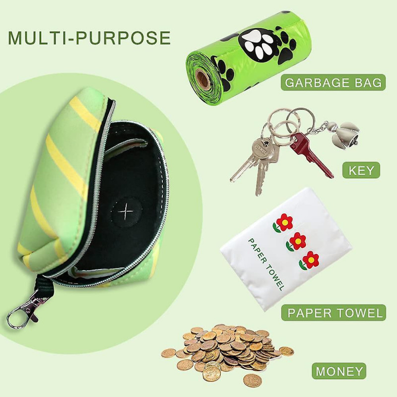 2 Pack Fashion Dog Poop Waste Bag Dispenser, Pet Dog Waste Bag Dispenser, Dog Poop Bag Holder