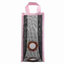 Garbage Bag Storage Holder Two Holes Scratch-proof Polyester Kitchen Shopping Garbage Bag Organizer Household Supply