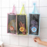 Garbage Bag Storage Holder Two Holes Scratch-proof Polyester Kitchen Shopping Garbage Bag Organizer Household Supply