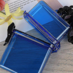 1pc Outdoor Imperméable Poches Clé Argent Boîte de Rangement Case Holder Boîtier en plastique Shytmv