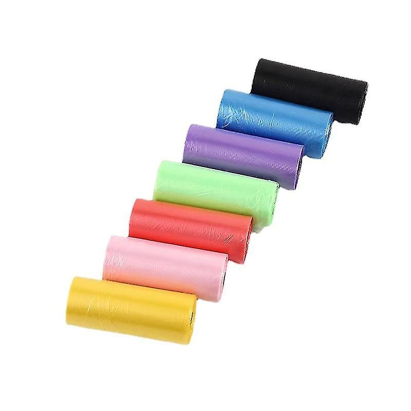 420pcs Dog Poop Bag, 7 Colors, Polyethylene-material Dog Poop Bag, Portable Poop Bag