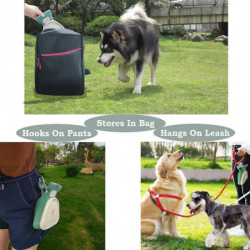 Portable Poop Scoop, Extendable Dog Poop Scoop With Dispenser For 3 Dog Poop Scoop Waste Bag Refills