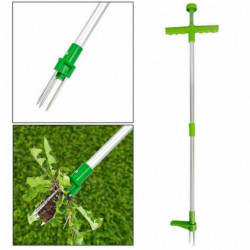 Outdoor Detachable Long Handle Manual Root Remover Killer Weed Cutter Lawn Tool Qinhai