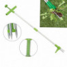 Outdoor Detachable Long Handle Manual Root Remover Killer Weed Cutter Lawn Tool Qinhai