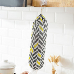 Plastic Bag Holder Portable Space-saving Washable Wall Mount Plastic Bag Organizer With Hook Daily Use