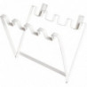 Trash Bag Holder Foldable Cabinet Garbage Hanger Rubbish Bag Storage Rack (1pc, White)