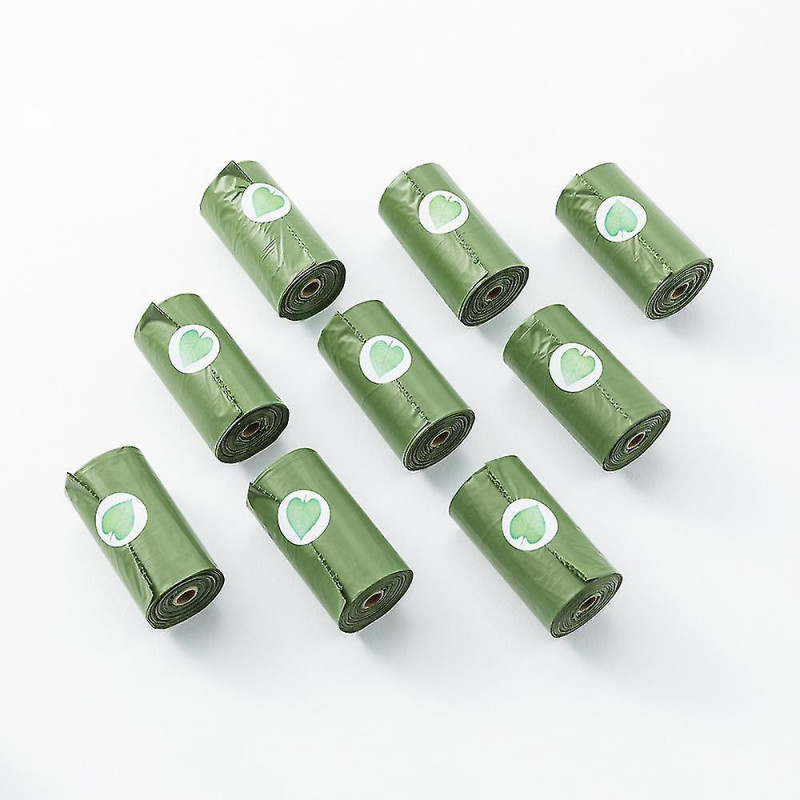 Dog Poop Bags 150 Count 10 Rolls, Thicken and Earth-friendly Dog Poop Bag Holder (No Scented)