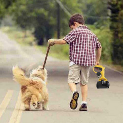 Collecteur de bouse de chien - Toilette pour animaux de compagnie facile à utiliser pour ramassage de crottes de chien