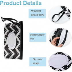 Travel Baby Portable Wipes Bag Dispenser (2 Patterns) 2 Pieces