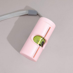 1 Set Dog Poop Bag Dispenser Portable Waste Bags Holder Dog Poop Pickup Bag Holder