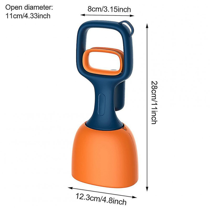 4pcs/set Dog Cat Pet Pooper Scooper Outdoor With Bag Attachment Durable Pick Up