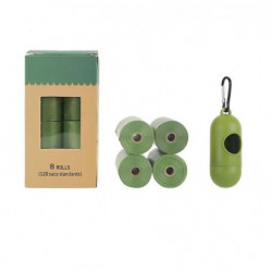 60 Pack Biodegradable Pet Poop Bags, 4 Rolls + 1 Dispenser