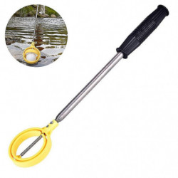 Golf Ball Extendable Stainless Steel Picker(yellow)