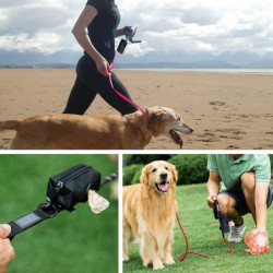 Paquet de 2 sacs à déchets de caca de chien de mode, sac à déchets de chien pour animaux de compagnie sac à [...]