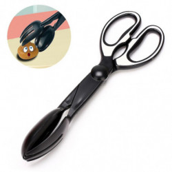 Waste Scissors Shovel Clip And Pet Dog Cat's Stool (black)
