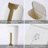 Garbage Plastic Bag Holder Trash Bag Dispenser Wall Mounted Self Adhesive Hanging Box White