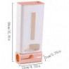 Pack of 2 Plastic Bin Bag Organiser Dispenser, Mounted Plastic Bag Dispenser, Bag Holder Plastic