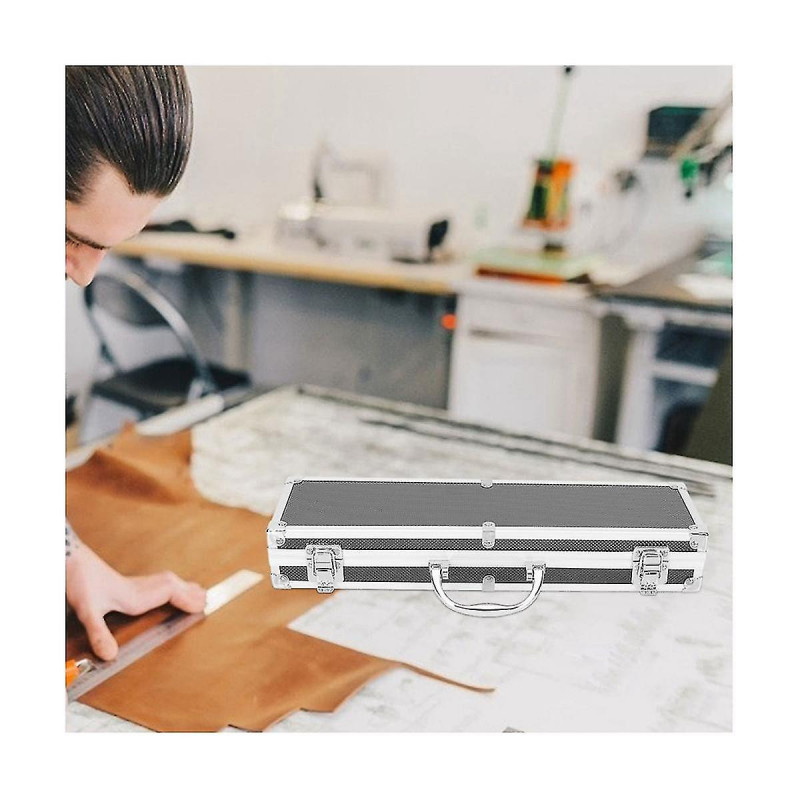 Boîte à outils en alliage d’aluminium Accessoires Boîte de rangement Valise pratique en aluminium