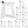 10pcs Wine Purse Refill Bags Refill Bladders Reusable Refillable Beverages Storage Pouch with Spout