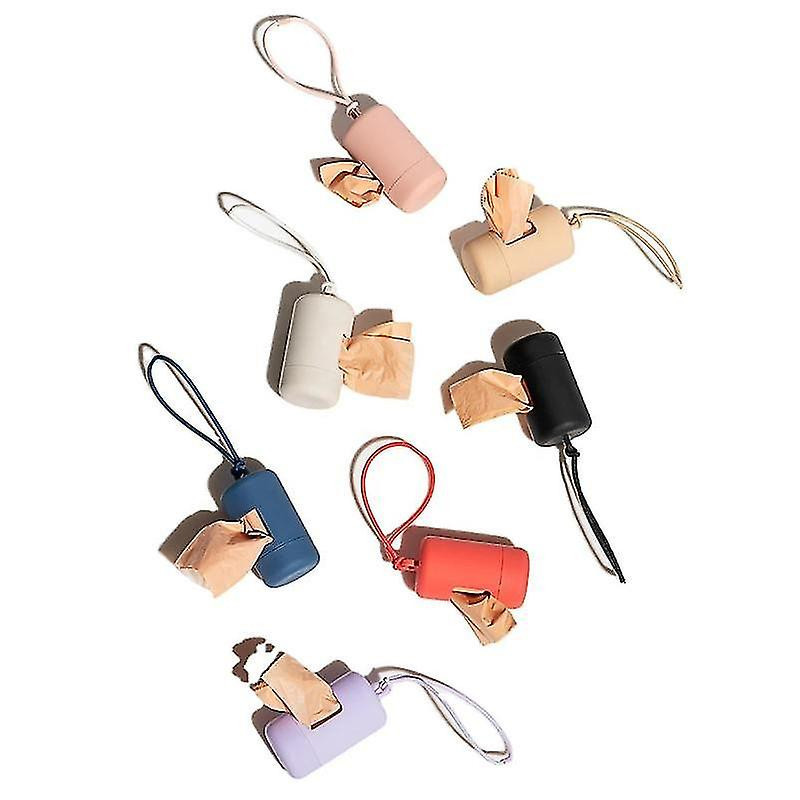 Dog Poop Bag Carrier Portable Pet Waste Bag Distributeur Luxury Stylish Dog Garbage Holder Dispensers Cleaning Supplies