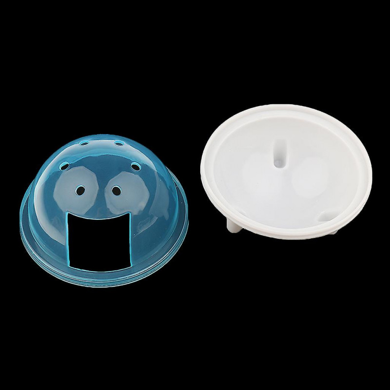 Ufo Hamster Gerbille Pet Bathroom Cage Bath Sand Shovel Toy Toilet Blue