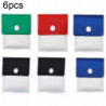 6pcs Taille de poche cendrier sac pochette ignifuge odeur sans cigarette détenteur de cendres -suzuka