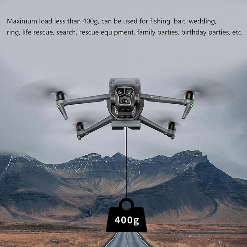 Portable Delivery Device Lightweight Transport Thrower ABS Airdrop System for Mavic3 Perfect for Various Occasions