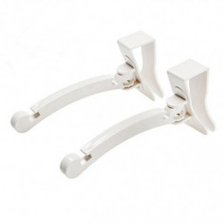 Plastic Bag Hooks Set Of 2 Over Cabinet Door Organizer Trash Bag Holder