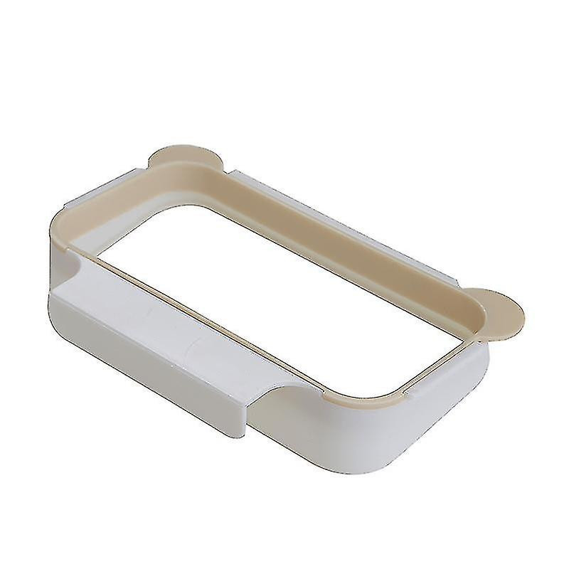 Cupboard Or Door Hanging Trash Bag Holder(apricot) Jiujiuso