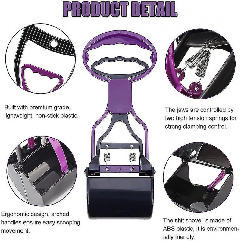 Poop Shovel, Poop Tongs For Dogs And Cats, For Cleaning Medium And Large Poop Gift