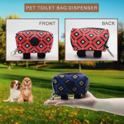 Stylish Shit Pet Dog Trash Bag Dispenser, Shit Bag Holder, 2pcs