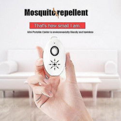 Small Mosquito Repeller Eco Friendly Portable For Dog Kids Pregnant Woman1pcs-white