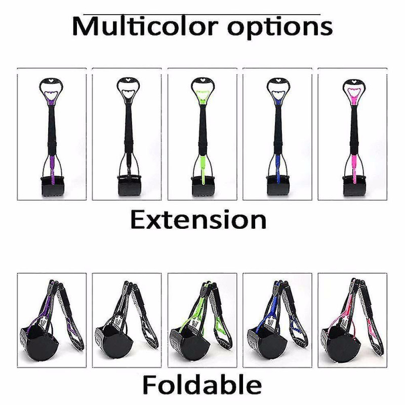 Durable Dog Poop Scooper Convenient Cleaning Tool Waste Picker Long Handle Animal Pet Suppy