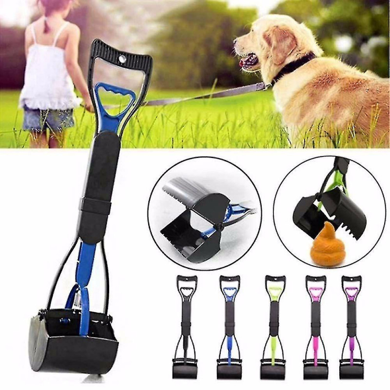 Durable Dog Poop Scooper Convenient Cleaning Tool Waste Picker Long Handle Animal Pet Suppy