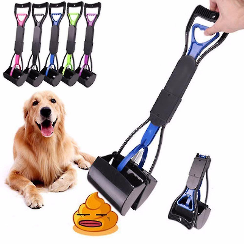 Durable Dog Poop Scooper Convenient Cleaning Tool Waste Picker Long Handle Animal Pet Suppy