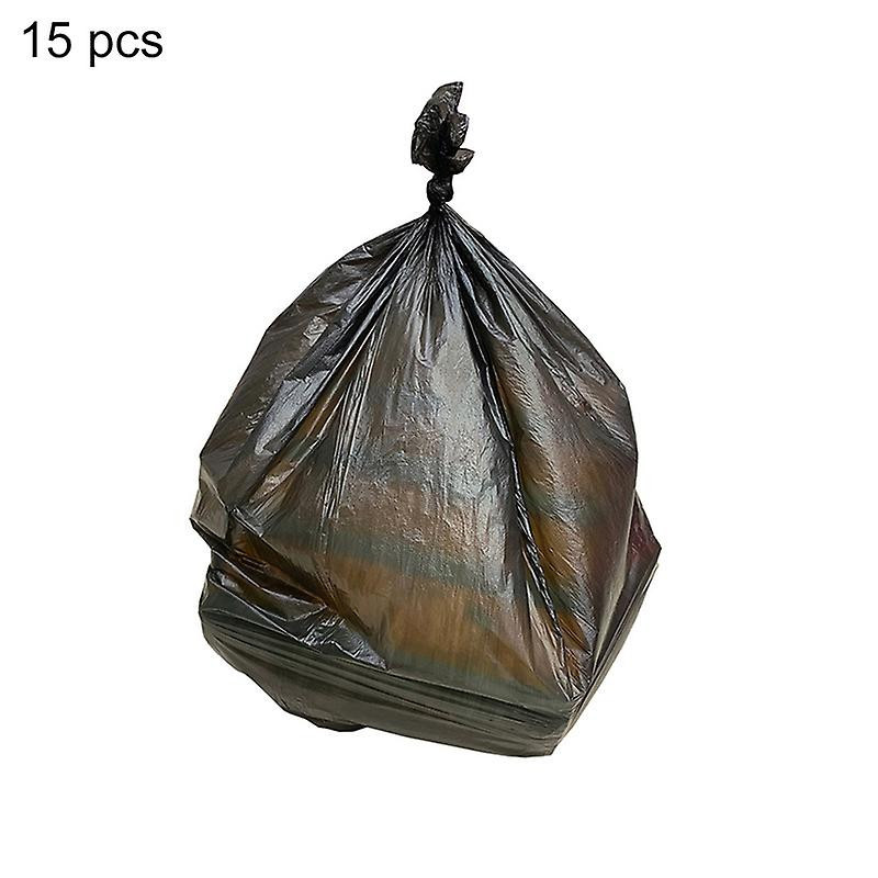 15pcs/1 Roll 60x80cm Disposable Kitchen Waste Trash Rubbish Pouch Garbage Bags