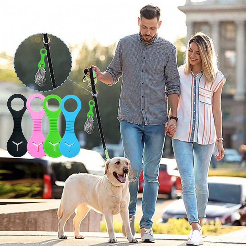 Garbage Bag Clip Easy To Use Portable Soft Anti-skid Fine Workmanship Hold Silicone Pet Waste Bag Clip Pet [...]