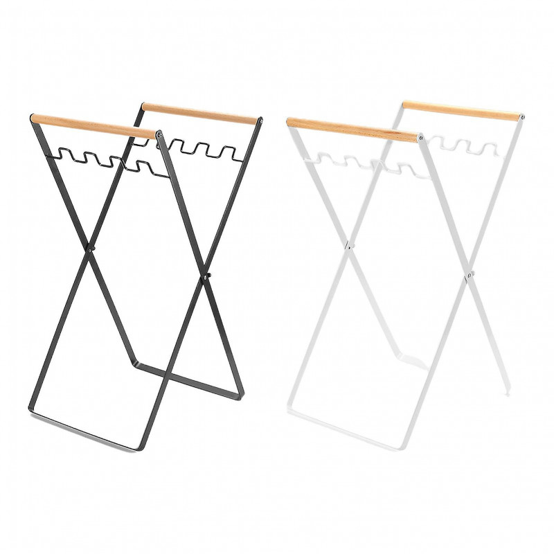 Iron Rubbish Bag Shelf Foldable Portable Rubbish Bag Holder For Outdoor Camping T