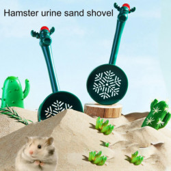 Hamster Sand Shovel Cartoon Shape Long Handle 2mm Dense Hole Reusable Large Shovel Surface Labor-saving ABS [...]