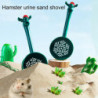Hamster Sand Shovel Cartoon Shape Long Handle 2mm Dense Hole Reusable Large Shovel Surface Labor-saving ABS [...]