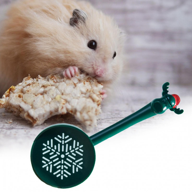 Hamster Sand Shovel Cartoon Shape Long Handle 2mm Dense Hole Reusable Large Shovel Surface Labor-saving ABS [...]
