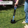 Long Handle Pet Poop Scoop Waste Jaw Grabber Dirt Pickup Dog Cat Pooper Scooper