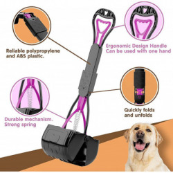 Pet Pooper Scooper For Dogs And Cats With Long Handle High Strength Material