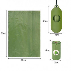 Degradable Dog Poop Bags And Dispenser Garbage Biodegradable Dog Waste Bags Pet Wast Organizer