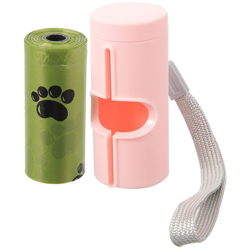 1 Set Dog Poop Bag Dispenser Portable Waste Bags Holder Dog Poop Pickup Bag Holder