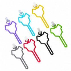 7pcs Dog Poop Bag Holder Leash Waste Carrier Holder Pets Hands Free Knot Holder