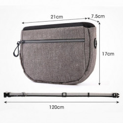 Pochette de friandises pour chiens, sac de poche de dressage de chien avec ceinture réglable et distributeur de [...]