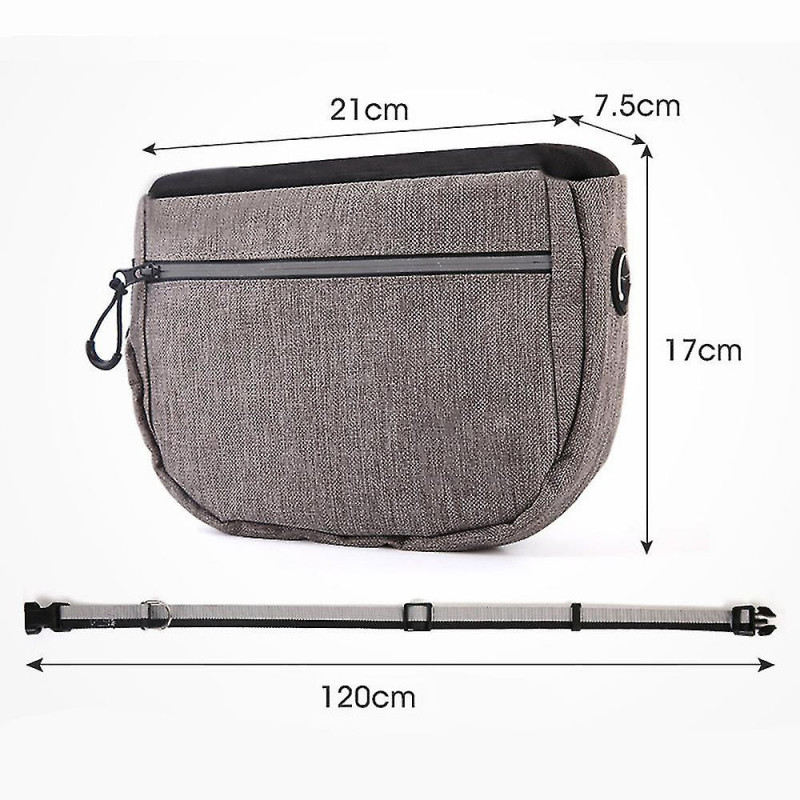 Pochette de friandises pour chiens, sac de poche de dressage de chien avec ceinture réglable et distributeur de [...]