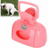 Pink Dog Waste Cleaning Tool With Storage Case Humanized Handle,for Cleaning Outdoor Walking Hiking