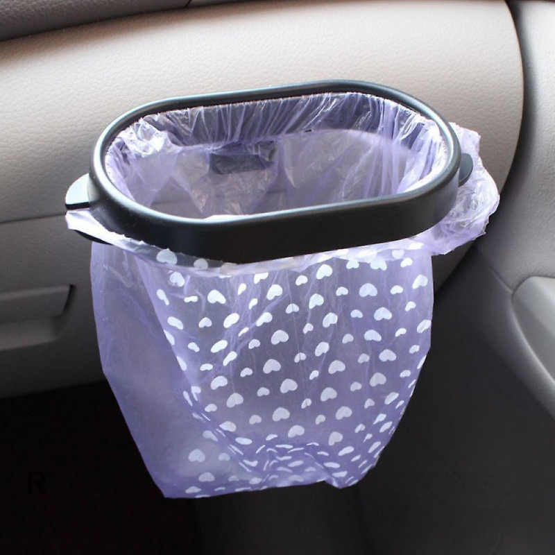 Adhesive Auto Car Vehicle Trash Bag Holder Garbage Rubbish Bin Hanging Rack